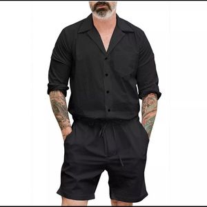 Men’s Short Sleeve Romper XXL